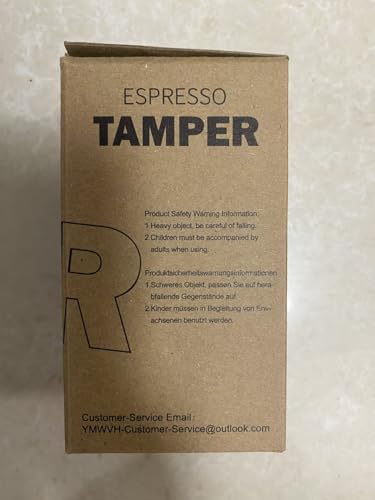 Espresso Tamper 53.3mm with 20lb/30lbs Replacement Springs Tamper Black, Professional Barista Coffee Tamper With 100% Stainless Steel Ripple Base, Compatible with Breville 54mm Portafilter
