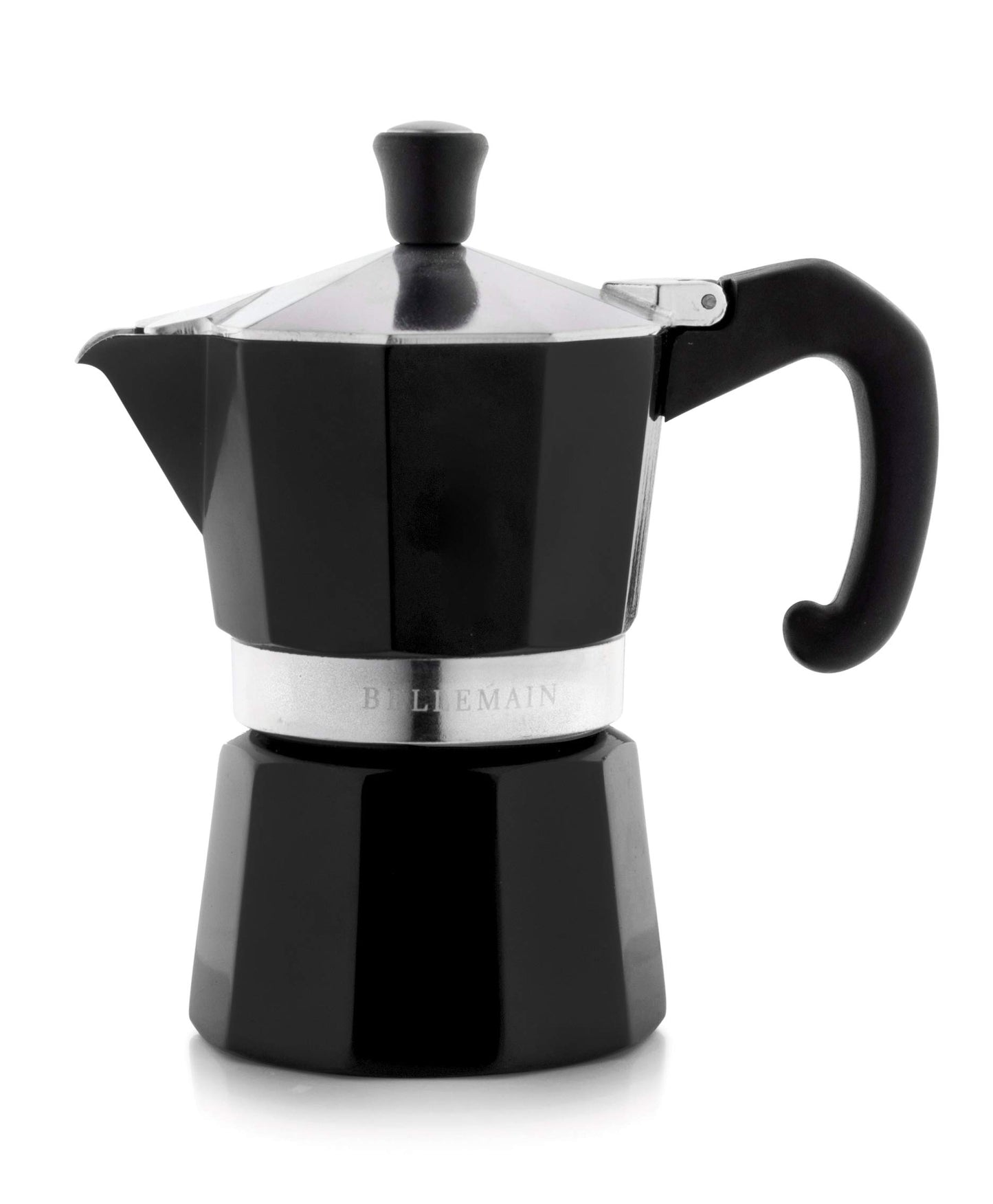 Bellemain Stovetop Espresso Maker Moka Pot (White, 3 Cup)