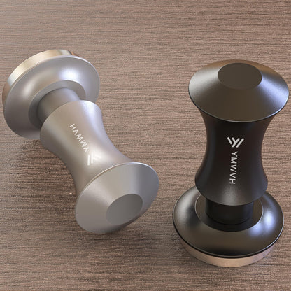 Espresso Tamper 53.3mm with 20lb/30lbs Replacement Springs Tamper Black, Professional Barista Coffee Tamper With 100% Stainless Steel Ripple Base, Compatible with Breville 54mm Portafilter